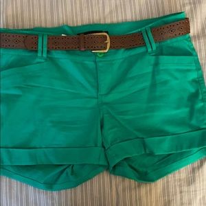 Torrid Green Shorts size 14